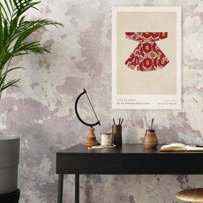 Regal Caftan Pattern 1 Piece Wrapped Canvas Wall Art