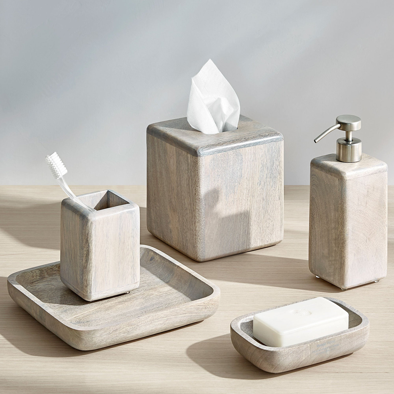 Alethea Wood Soap / Lotion Dispenser