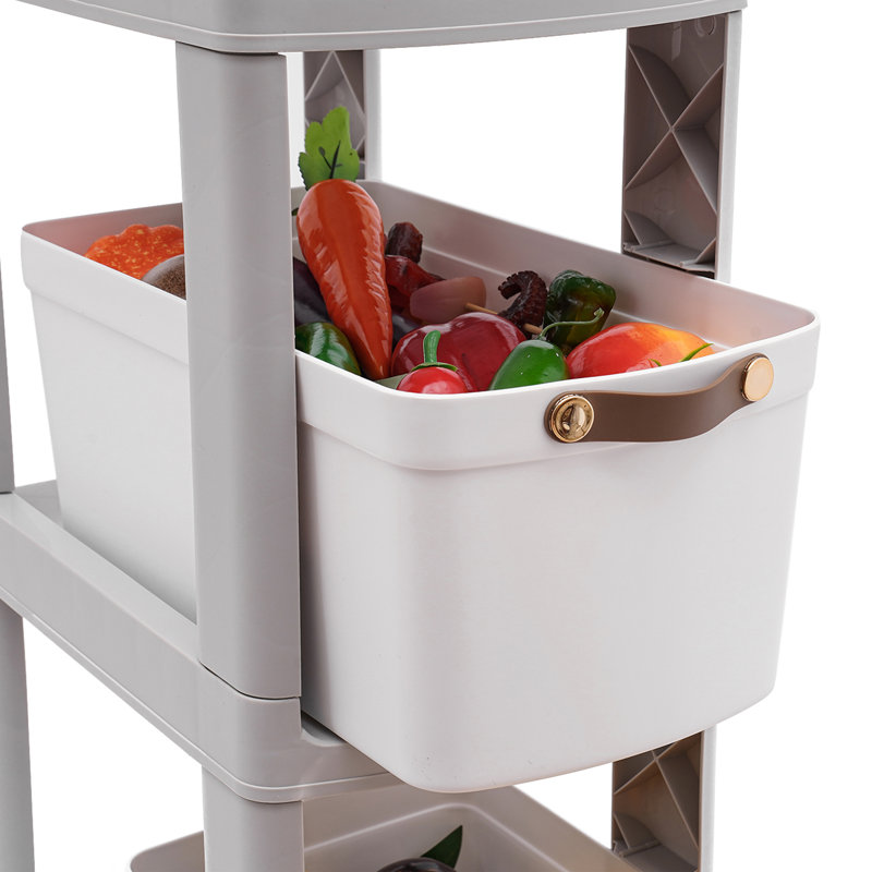 43.3'' H x 10'' W Utility Cart with Wheels