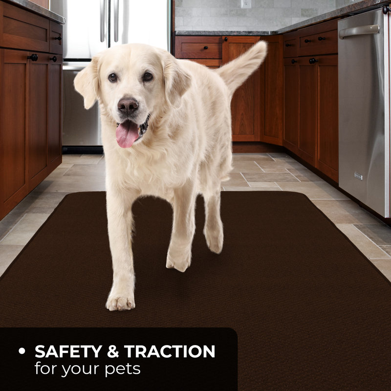 Skid-Resistant Carpet Runner - Chocolate Brown - Many Other Sizes To Choose From, Runner 3' x 14'