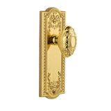 Grandeur Parthenon Plate Single Dummy with Grande Victorian Door Knob