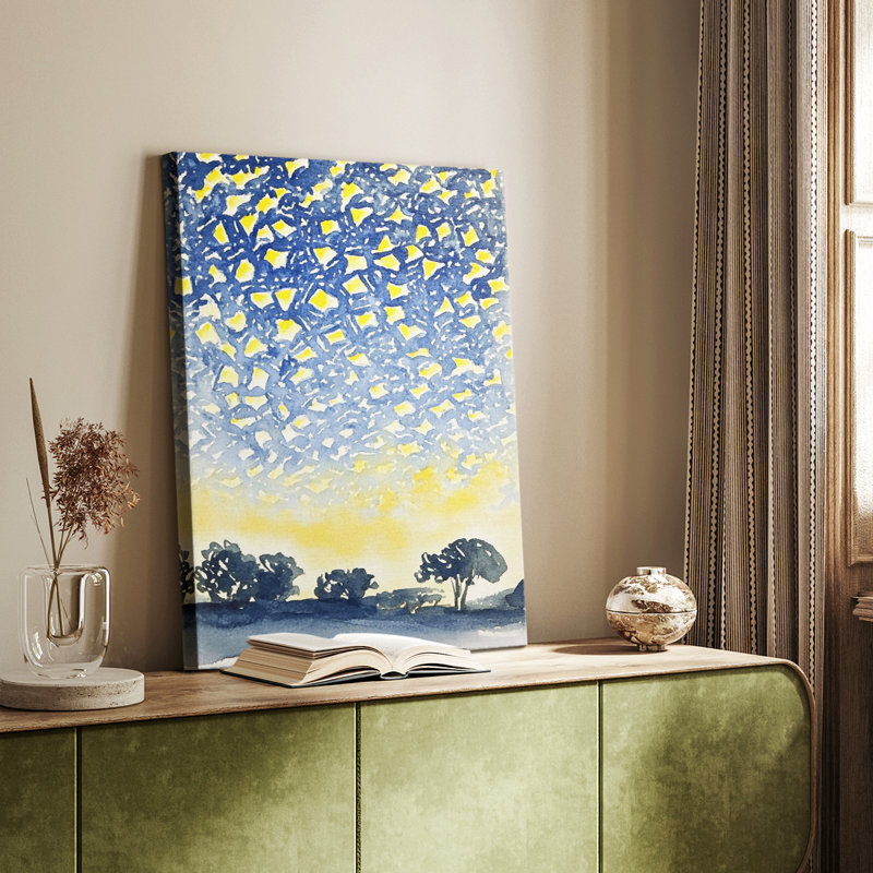 Série ABSTRACT DCCDVI - Toile tendue avec châssis de qualité supérieure - Prêt à être accroché, H 48 po x l 32 po