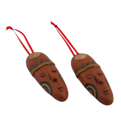 Ornement figurine suspendu de masque charmant