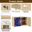 Buffet Buffet avec rangement Celestial Floral Mandala Mystic avec 2 portes pour le salon et la cuisine