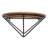 Pieper 2 Piece Half-circle Bracket Shelf