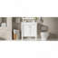 Armoire de meuble-lavabo 30 po avec lavabo en céramique, 30 po, armoire de rangement avec portes à fermeture douce et pieds en bois massif-1091287994
