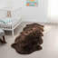 Tapis brun fait à la main Fraga-1313107859