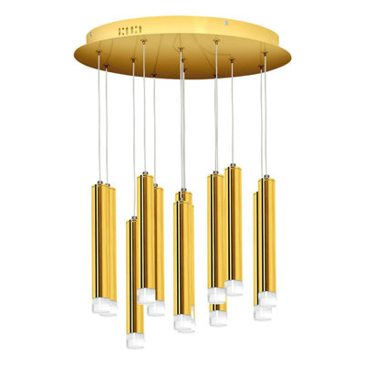 Lavonia 12 - Light LED Cylinder Pendant