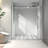 6076 Matte Black Shower Door, Style, 70Mm 304 Stainless Steel Pulleys, Soft Closing, Nano Cleaning, Tempered Glass For Bathroom Decoration Door 6076, Adjustable , Easy Glass, Enrapturing Accessory-124069849