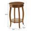 Table de bout en noyer avec 1 tiroir