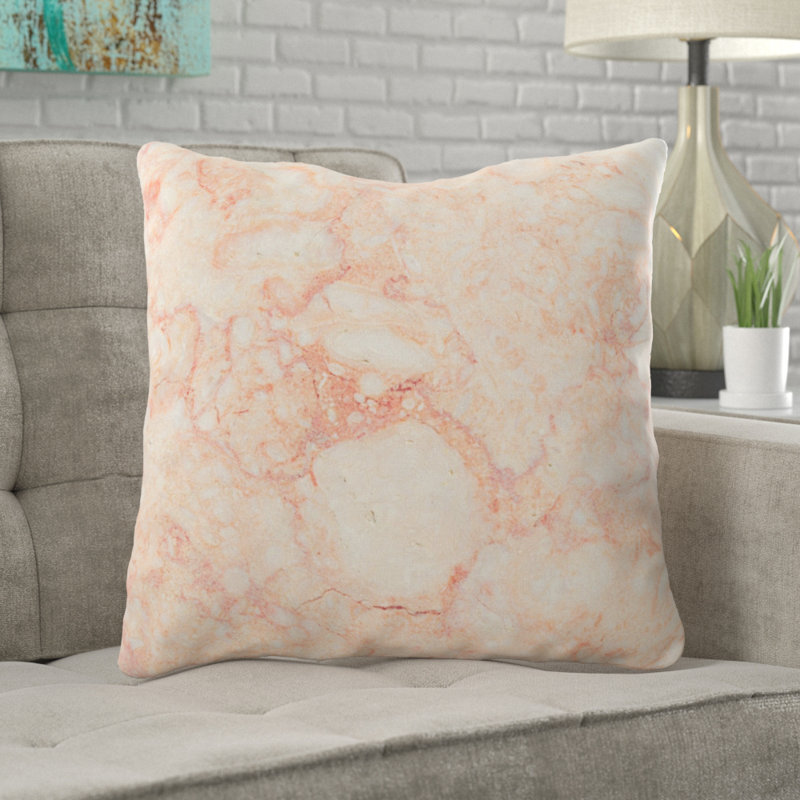 Coussin décoratif Hephzibah, Microsuède, Intérieur