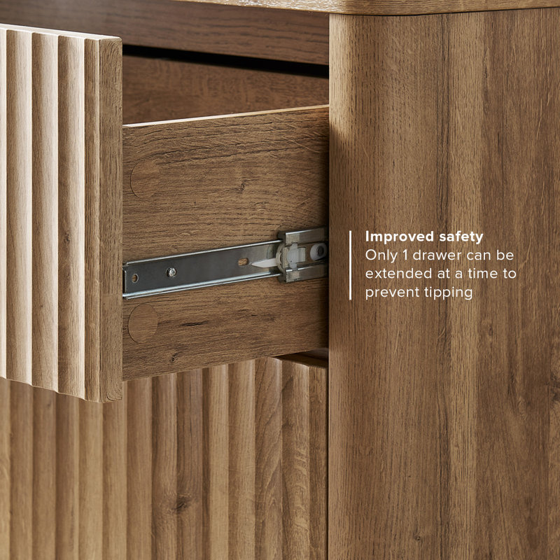 Dorcus 31.5'' W 3-Drawer Dresser | Stylish Storage
