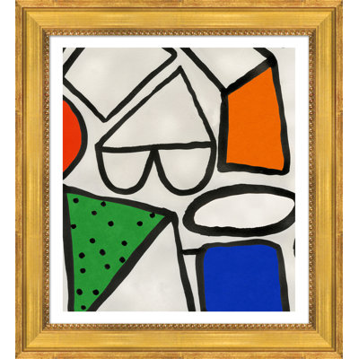 «Corner» par Susan Hable - peinture encadrée sur papier