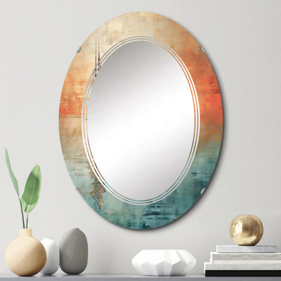 Bircotes - Miroir mural moderne ovale