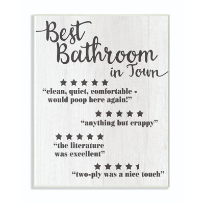 « five star salle de bain », art textuel