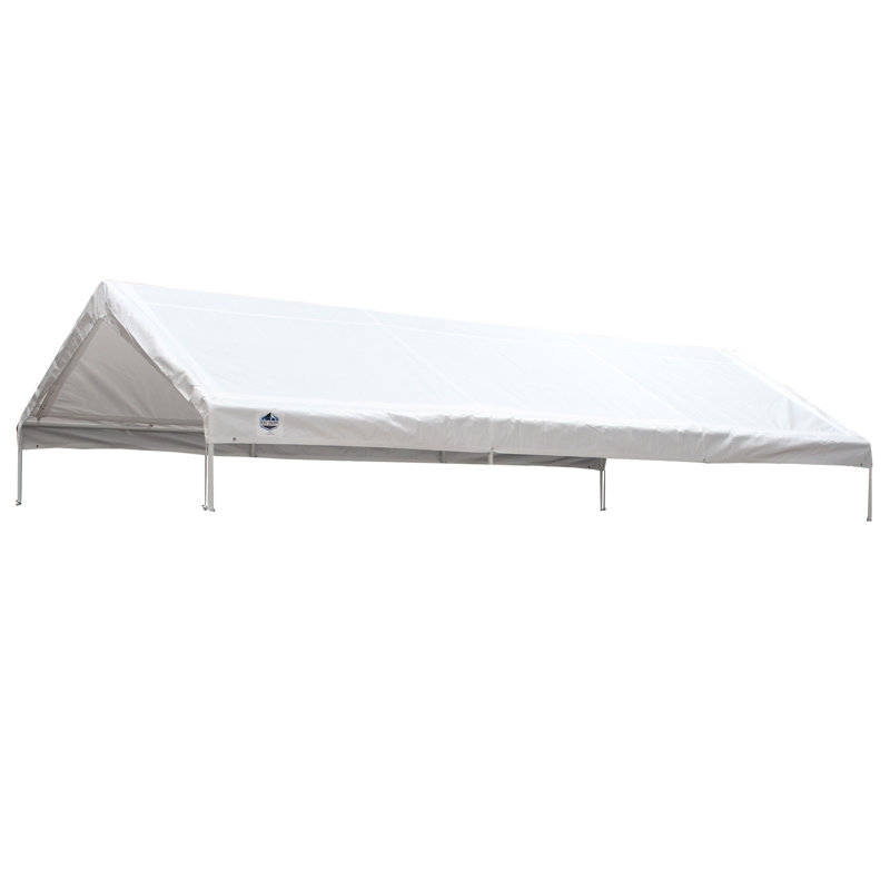 Universal Replacement Drawstring Roof Cover, 2"H x 120" W x 240"D, White