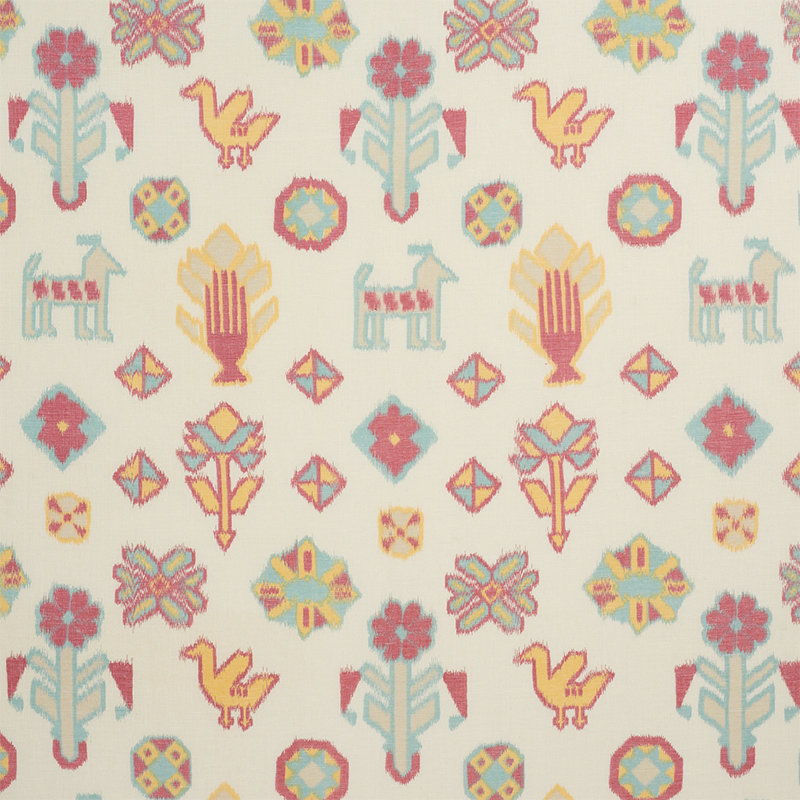 Chuska Warp Print Fabric, Multicolor