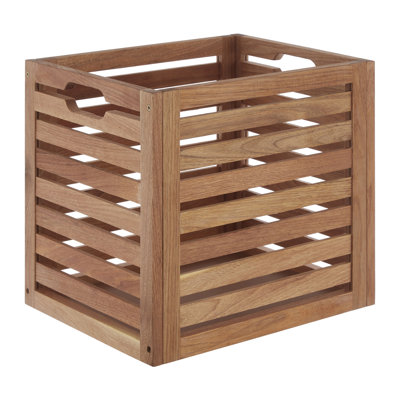 Mack + Milo Solid Wood Decorative Bin