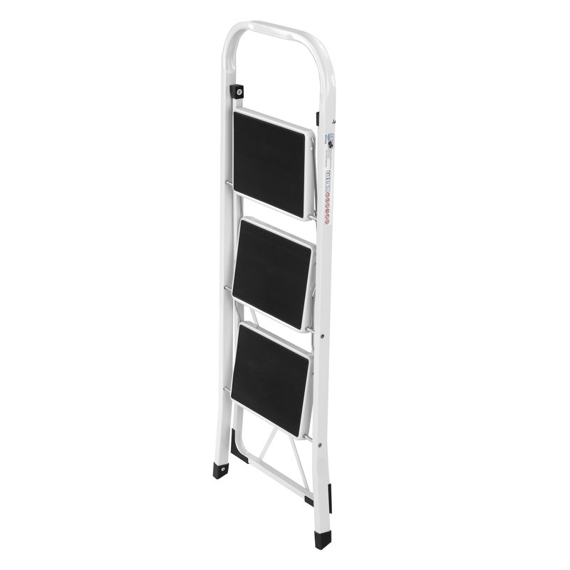 3 - Step Steel Lightweight Folding Small Step Ladder
