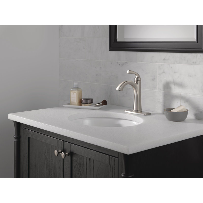 Geist™ Single Handle Bathroom Faucet, Spotshield Brushed Nickel