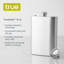 Fiole en acier inoxydable 8 oz Trueflask