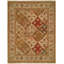Fazilka Wool Oriental Area Rug in Brown-475105433