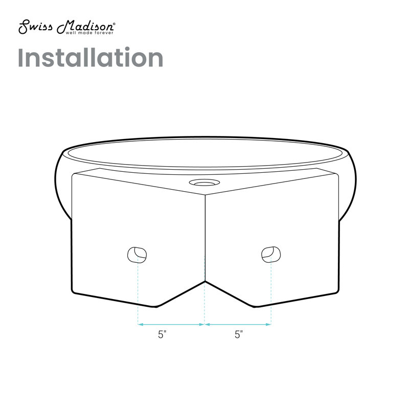 Plaisir Plasir Corner Wall Hung Sink