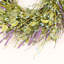 Couronne de porte artificielle 24 po avec fleurs et fleurs d'eucalyptus-846939012