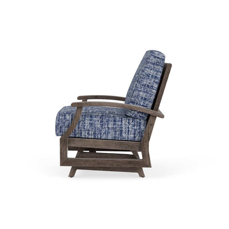 Frontier Outdoor Rocker Chair, Visions Cobalt, Charcoal