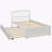 Artra Wood Twin Platform Storage Bed Wood Bed Frame with Two Drawers and Headboard-1317562140-1308102851