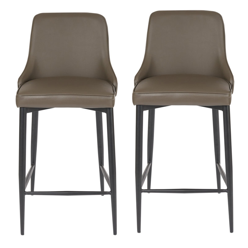 Tabouret de comptoir Gorby, Taupe