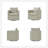 Nicha 29"W Modern Farmhouse Slipcovered Swivel Barrel Chair-1884077647