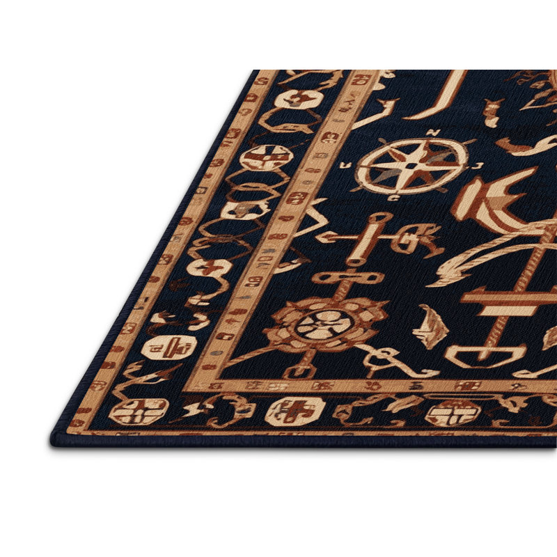 Tapis mauve lavable à la machine, Carré 5 pi