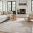 Telisa Modern Transitional Ivory / Gold Area Rug-1744594357