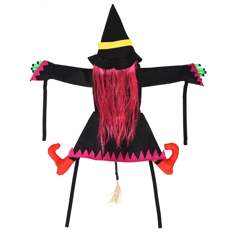 Figurine Crashing Witch into Tree