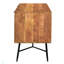 Console média en bois Jensin avec base inclinée en métal