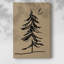 Croquis de sapin d'hiver I - Toile tendue avec châssis-752304710