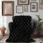 Pois noirs - couverture sherpa de qualité supérieure 0093-100054800