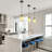 1 - Light Single Teardrop E26 Dimmable Adjustable Pendant Light-1580573447