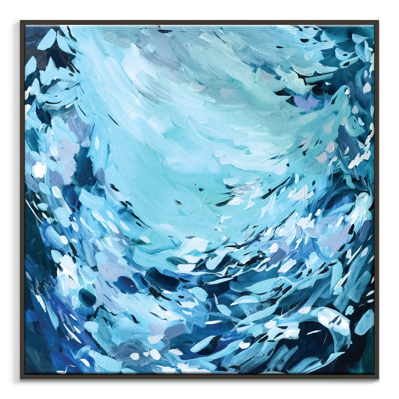 Print on Canvas, 103.5cm H x 103.5cm W, Black Frame