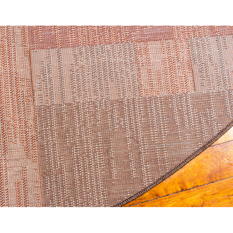 Tapis brun foncé Alair, Rond 3 pi 3 po