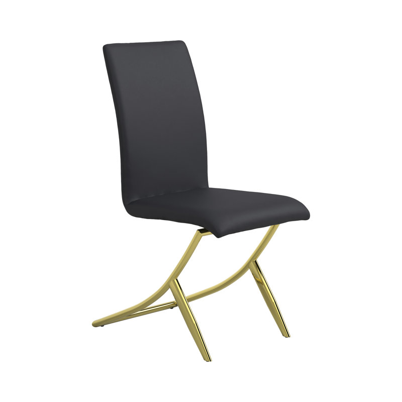 Chaise d’appoint rembourrée Sullivan Street, Noir