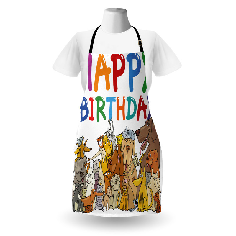 Multicolore, tablier The Party Aisle ™ Birthday Party unisexe