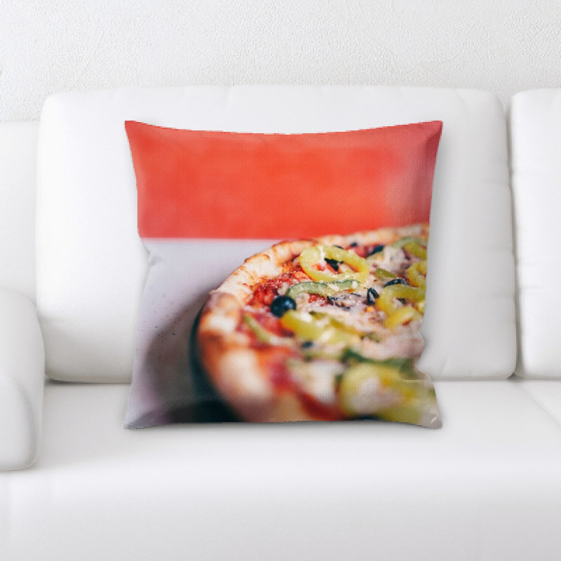 Microsuede Reversible Throw Pillow
