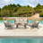Chailey Oval Metal Outdoor Coffee Table , 47'' in. W 26'' in. D