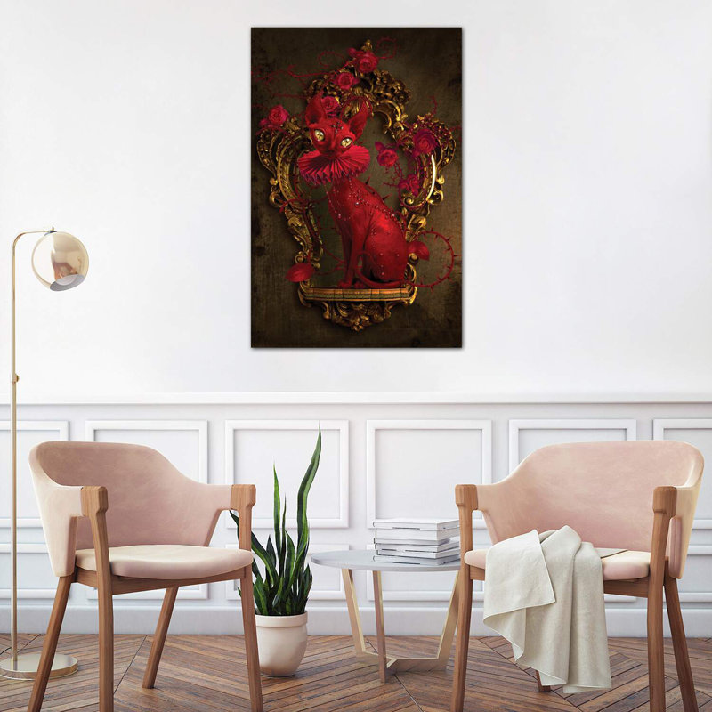 «Oscar» - Impression encadrée sur papier, H 40 po x l 26 po x P 1,5 po, Toile tendue