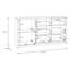 1 -Door Rectangle Accent Cabinet