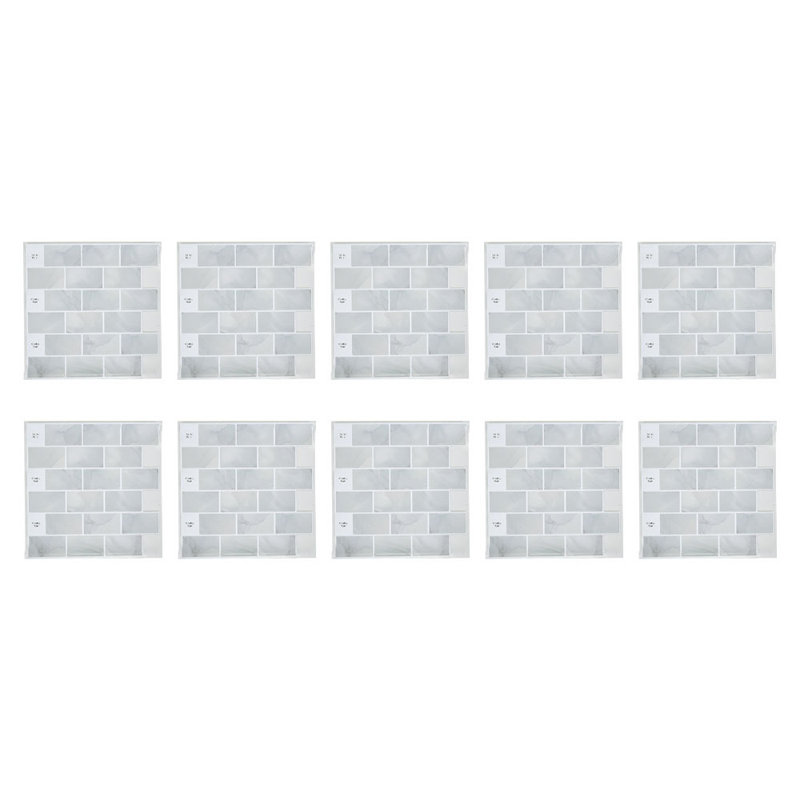 30cm x 30cm Wallpaper Tile, Grey