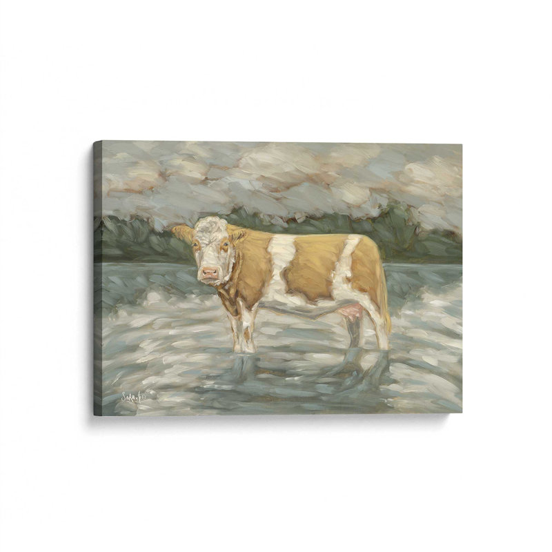 «Bathing Beauty» par Sara G. Designs, reproduction d'art, 32 W x 24 H, Ne s’applique pas, Unframed Canvas