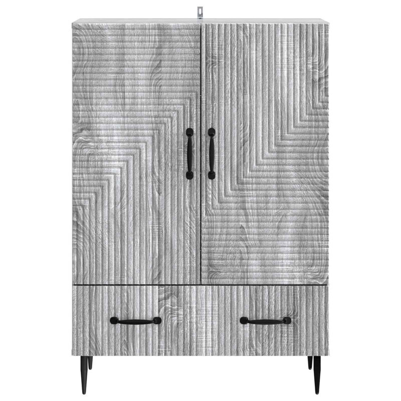 66cm Sideboard, Grey Sonoma